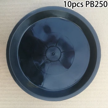 

10PCS PP Resin Round Plant Flat Side Flower Pot Tray Pot Holder Pad PB210-PB250 Garden Supplies Garden Pots Planters Pot Ttays