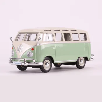 

1/24 Volkswagen T2 Bus Alloy Diecast Maisto Model Cars Static Simulation Metal Car Miniatures Voiture Mini Car Collection Toys