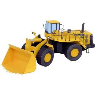 

Loader 3D Paper Model Car Paper Model Handmade DIY Handmade Paper Folding Activity Paper Folding