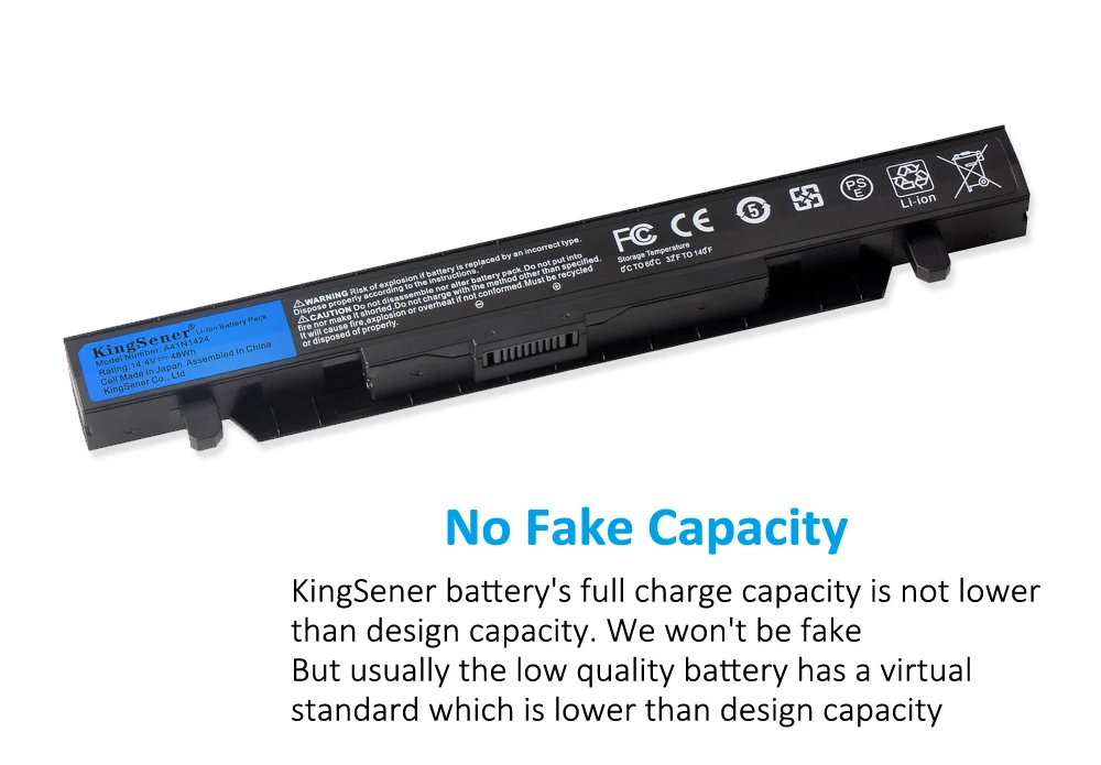 Kingsener-bateria para Computador Portátil Asus 14.4v 48wh 011424 para Asus Rog Zx50 Zx50j Zx50jx Zx50v Zx50vw Gl552 Gl552vw Gl552j Gl552jx Gl552v Baterias p/ laptop - Imagem 2