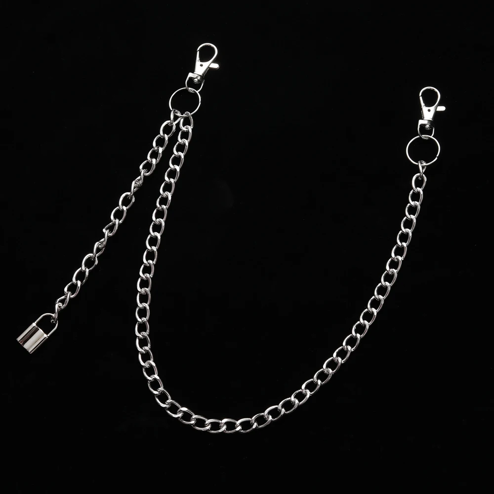 Keys Chain for pants belt women men keychain clip on chains for pants punk jeans hipster Hip Hop jewelry