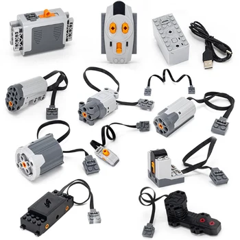 

Technic parts multi power functions tool servo blocks train engine xl motor PF model sets 88002