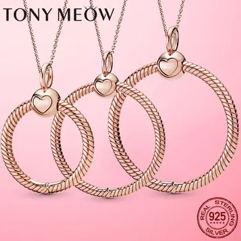 

Silver O Pendant Charm 925 Sterling Silver Small Medium Large O Pendant Charm fit Original Pandora Necklace Silver 925 Jewelry