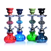 Портативный дорожный кальян маленький кальян набор трубок наргиле Чича с наргиле шланг керамическая чаша Тонг поддон для угля кальяна аксессуары