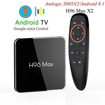 

10PCS Android 9.0 TV Box H96 Max X2 Amlogic S905 X2 4GB DDR4 64GB Max 2.4G/5G Dual WiFi USB3.0 BT4.0 4K H.265 Smart Media Player