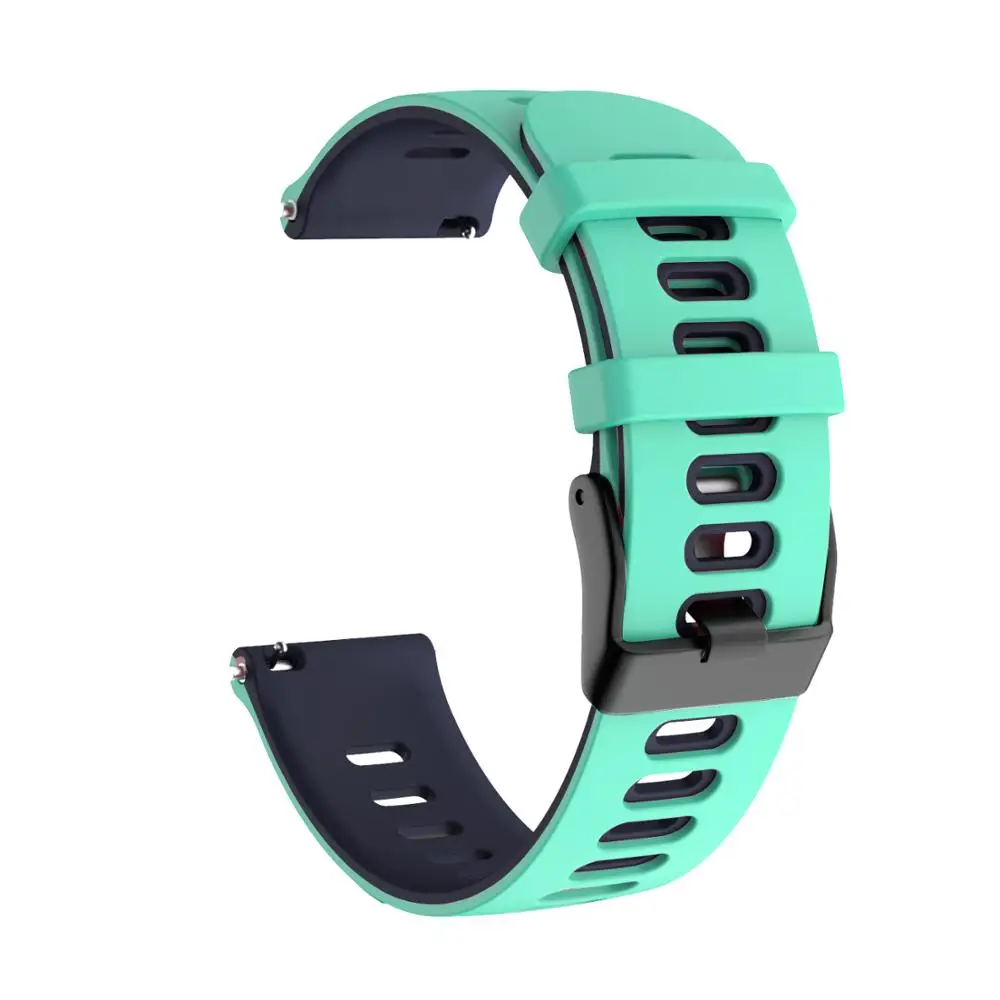 Для активных 2 ремешка силиконовый ремешок для часов samsung Galaxy Watch Active 2 40 мм 44 мм ремешок умный браслет для Galaxy 42 мм - Цвет: Mint Green