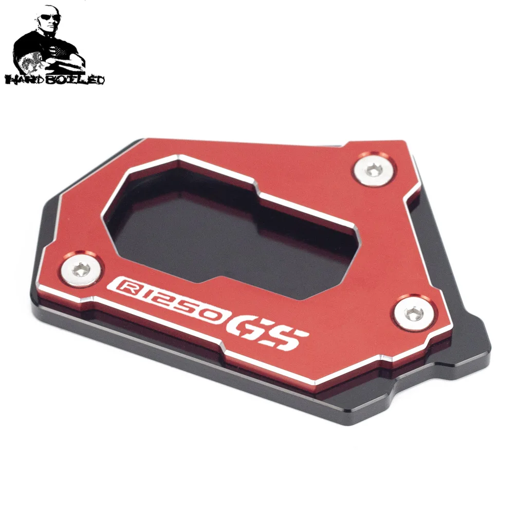 For BMW R1250GS R 1250GS R1250 GS R 1250 GS 2018 Motorcycle CNC Aluminum Kickstand Foot Side Stand Extension Pad Support Plate (7)