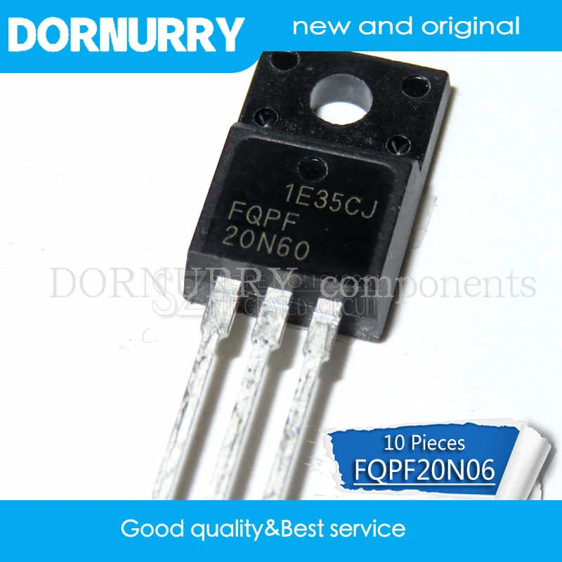

10PCS FQPF5N60C 2N60C FQPF7N60C FQPF2N60C FQPF4N60C FQPF8N60C FQPF10N60C FQPF20N60C LM317T IRF3205 Transistor TO-220F TO220F