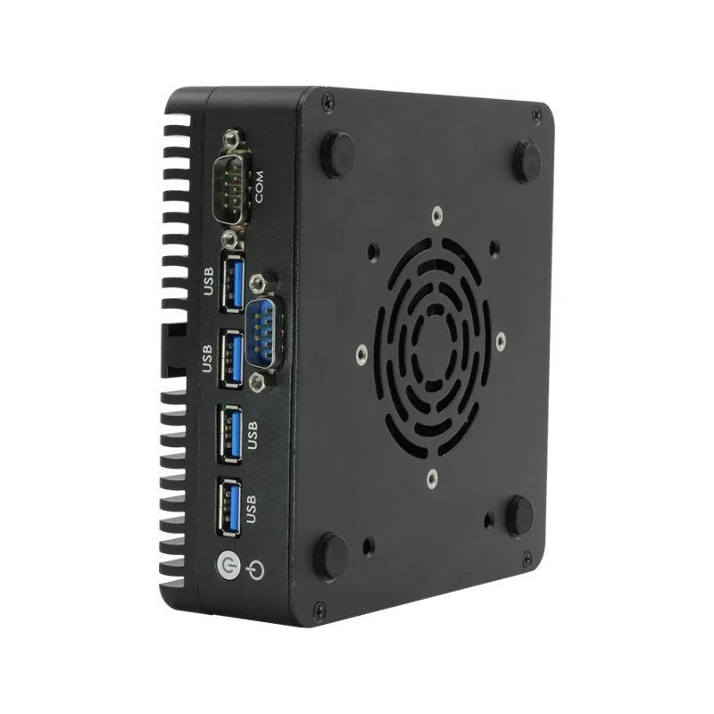 Безвентиляторный мини-компьютер Intel Celeron 2955U двойной гигабитный Ethernet LAN 2x HDMI 2x RS232 4x USB3.0 Windows Linux промышленный компьютер