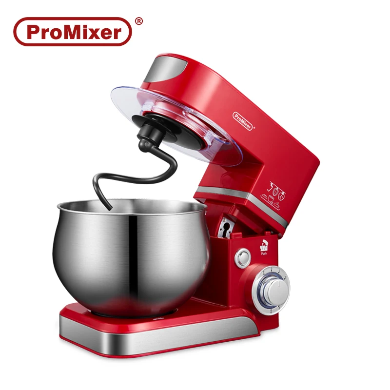 ProMixer M5A 5L6speedStainless Steel BowlPlanetary Stand MIXERCream Egg Whisk Blender Cake Dough Bread Maker Machine