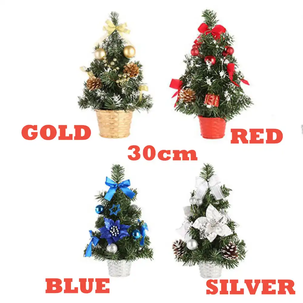 Artificial Tabletop Mini Christmas Tree Decorations Small