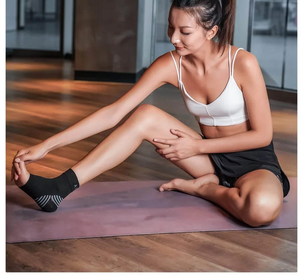 Комфорт лодыжки Поддержка высокая эластичность защита повязка на ногу Sprain Предотвращение Спорт Фитнес Защитная повязка 1 шт