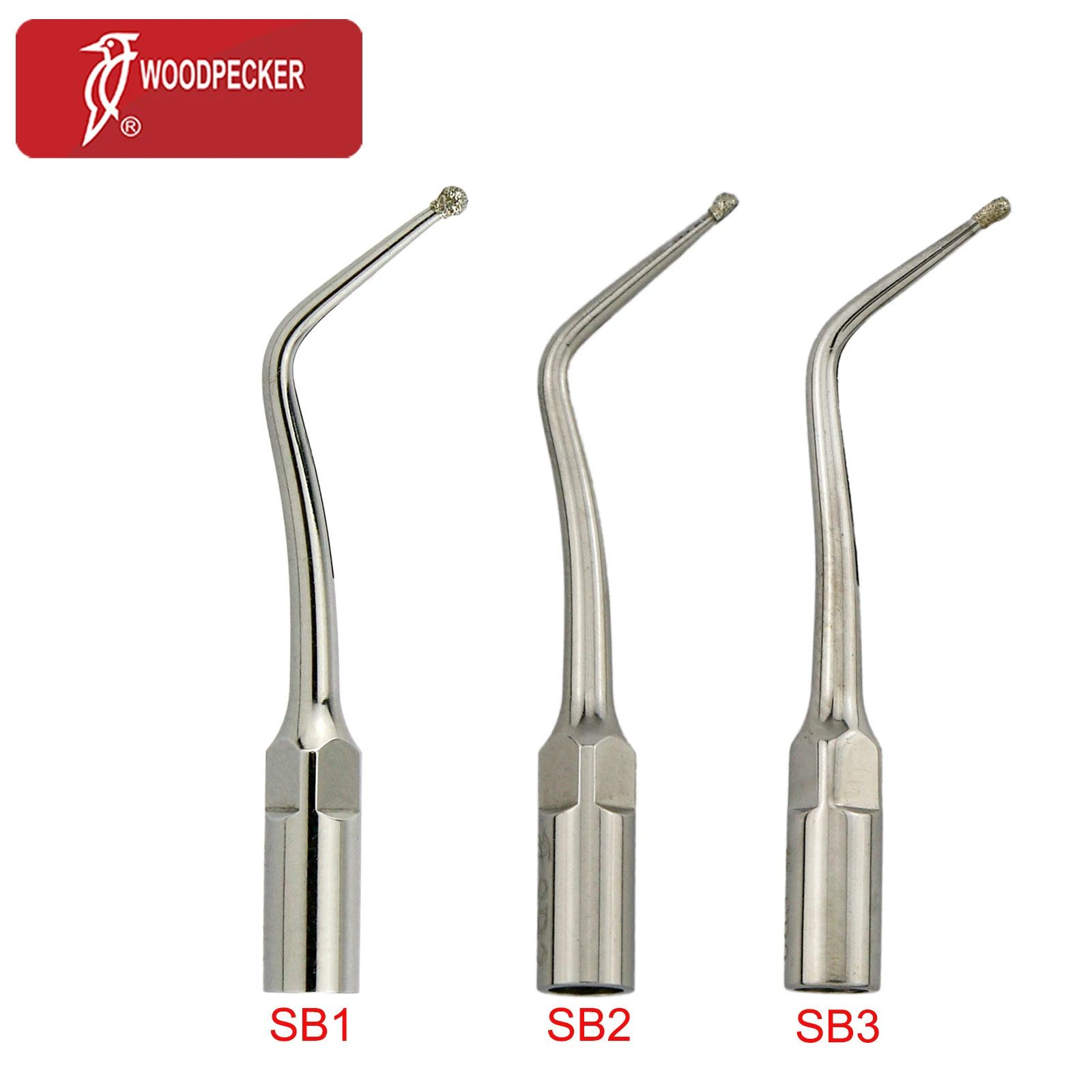 

New Woodpecker Dental Endo Diamond Cavity Preparation Tips SB1 SB2 SB3 Fit EMS