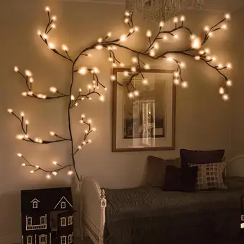 

144LED Solar Tree Vine String Light Waterproof Landscape Lamp Home Decor
