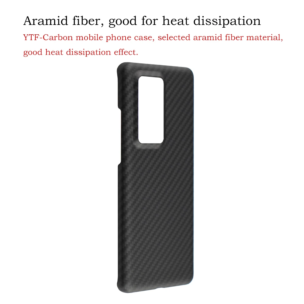 YTF-Carbon Sợi Carbon Ốp Lưng Điện Thoại Huawei P40 PRO P40 Ốp Lưng Aramid Sợi Mờ P40 Pro Plus siêu Mỏng Bao Bọc Điện Thoại Huawei dustproof case