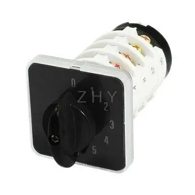 

Panel Mount 9 Positions Combination Changeover Cam Switch SZL9-20/0-8.4