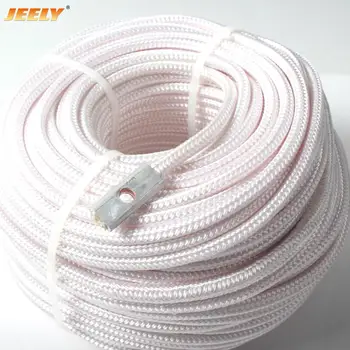 

JEELY 4mm*50m UHMWPE Core with Polyester Jacket Synthetic Winch Rope double braided