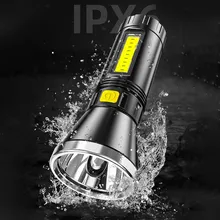 

P90 MINI Flashlight Strong Light USB Charging Super Bright Mini Portable Torch Multiple Gears Waterproof Work Lamp Camping Tool