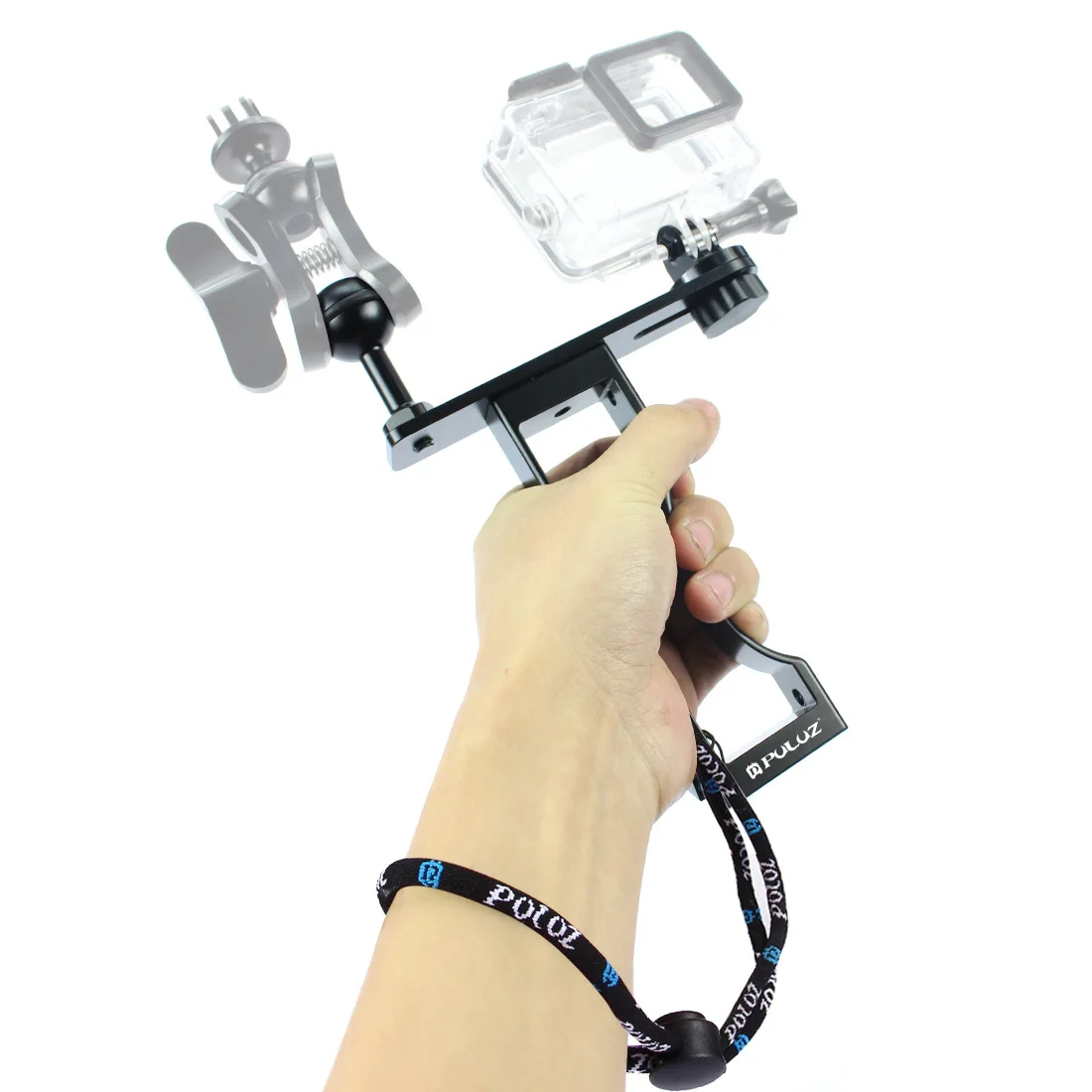 PULUZ PU246B Дайвинг Видео Свет Стенд стабилизатор держатель для GoPro Hero DJI OSMO действие Спортивная камера свет держатель