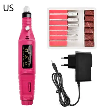 

Professional Finger Toe Nail Care Electric Nails Drill Machine Manicure Pedicure Kit with Sanding Bands