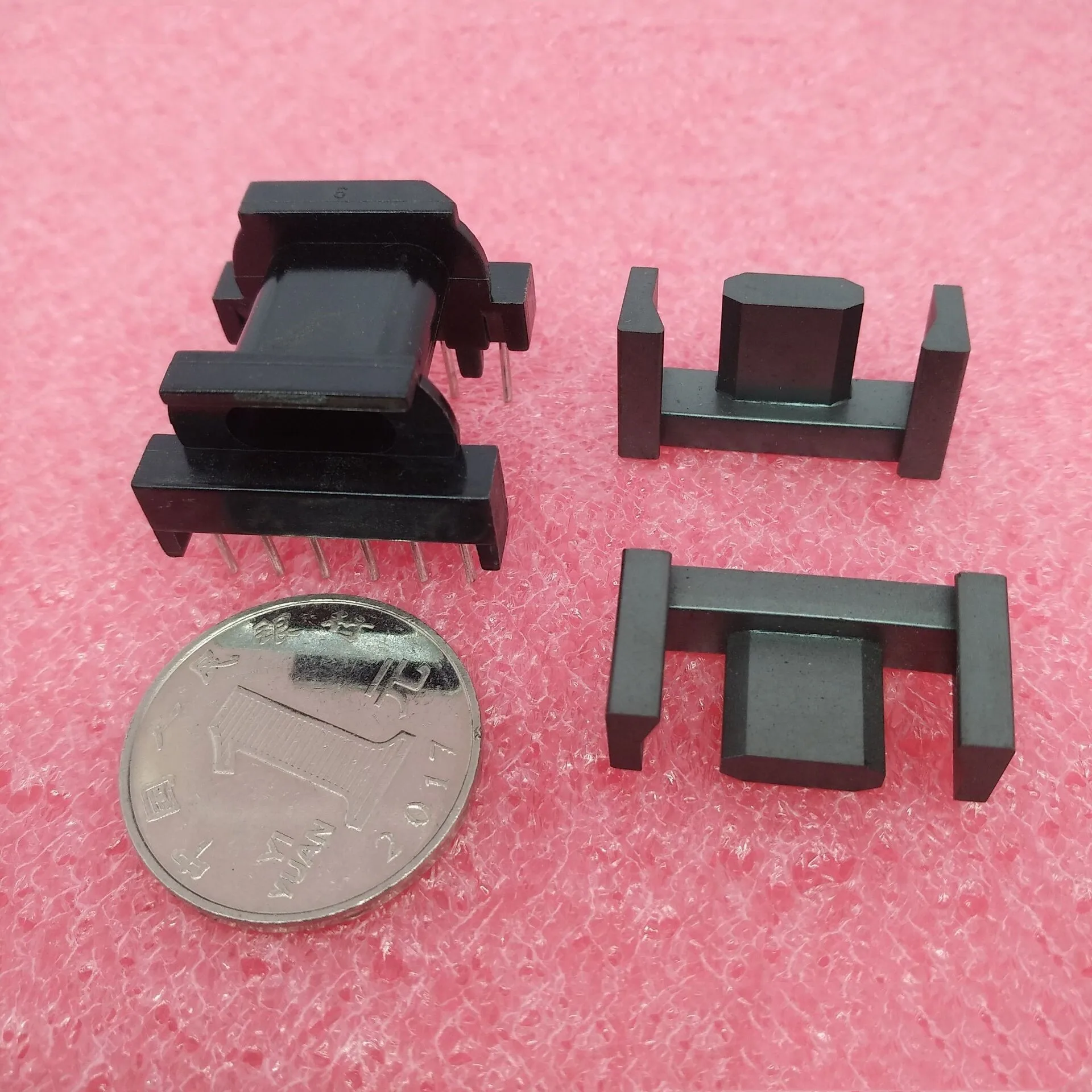 

EPC25 Manganese Zinc Ferrite Core Horizontal 5 + 6 Bakelite Skeleton High Frequency Transformer Core PC40 Material