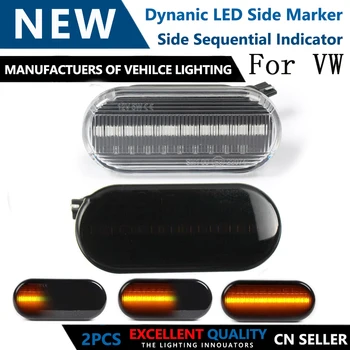 

Led Dynamic Side Marker Turn Signal Light Sequential Blinker Light For VW Caddy III (2K) Up T5 Vento Sharan Polo Lupo