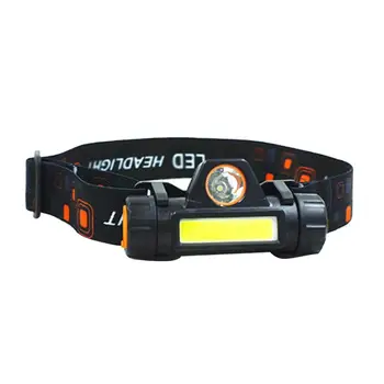

COB LED Headlight USB Charging Multifunctional Head-mounted 18650 Battery Headlamp Torch for Outdoor Emergency Lighting