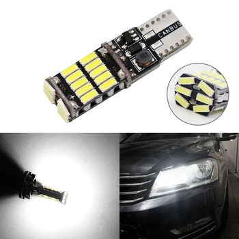 

T10 W5W LED Canbus Error Free 194 168 Auto Wedge Clearance Lamp License Plate Bulbs Door Dome Car Lights 6000K White 12V