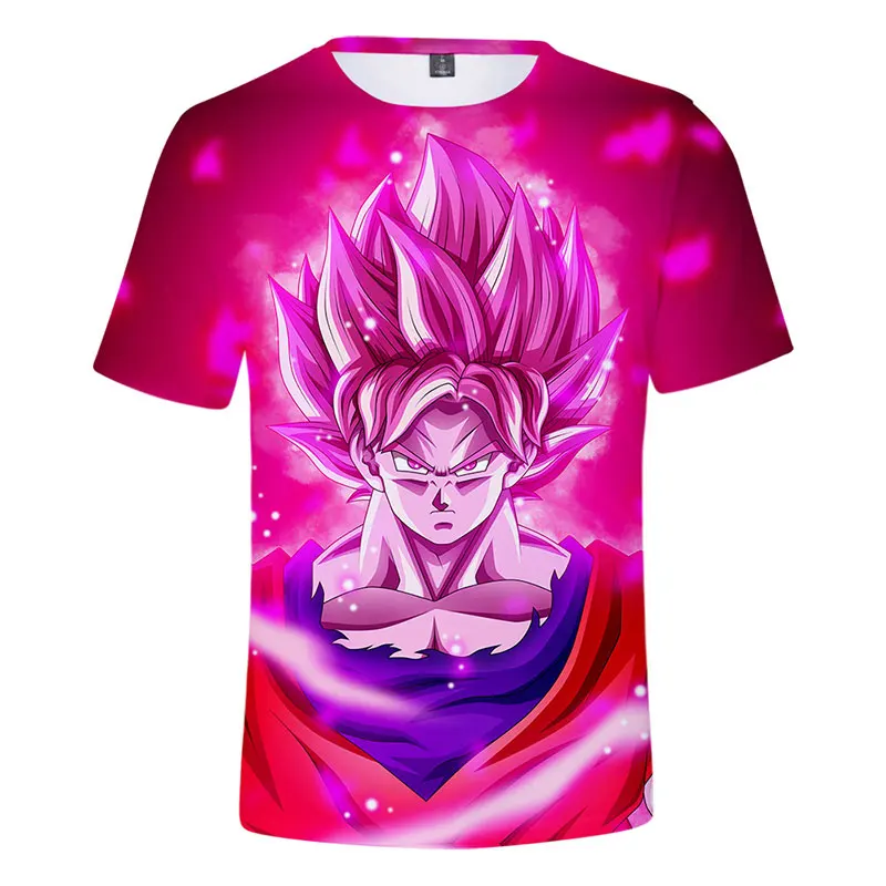 Летние дети Dragon Ball Z футболка 3D с принтом из аниме Goku Вегета футболки рубашка "драгонболл" полиэстер Дети Костюмы 10 - Цвет: As Photo
