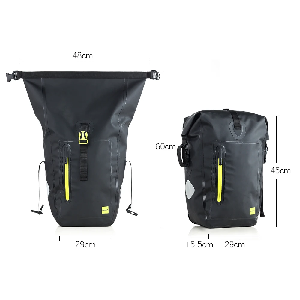 Rhinowalk 25L Водонепроницаемый сумка для велосипеда MTB дорожный велосипед задний