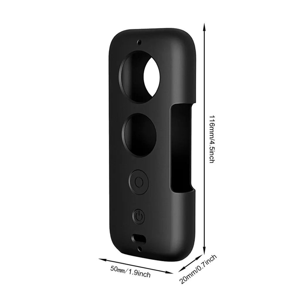 Силиконовый защитный чехол+ крышка объектива для Insta360 One X пылезащитный ударопрочный защитный чехол набор FPV набор для съемки Селфи