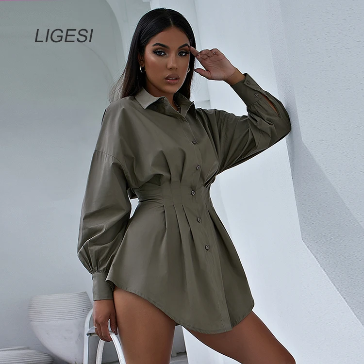 Sexy V Neck White Tunic Dress Pleated Summer Women Long Sleeve Shirt Dress Female Ruffle Party Mini Dresses Elegant Sexy V Neck White Tunic Dress Pleated Summer Women Long Sleeve Shirt Dress Female Ruffle Party Mini Dresses Elegant