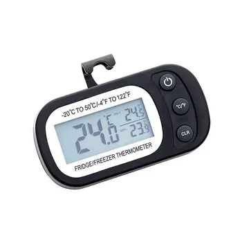 

Digital Refrigerator Freezer Room Thermometer Max/Min Record Function with Large LCD Display