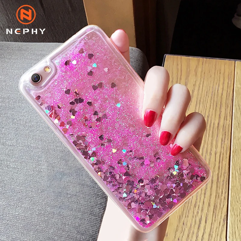Dynamic Quicksand Liquid Glitter Case For Xiaomi Mi 8 9 10 Pro Redmi 4 4X 5 Plus 5A 6 6A 7 7A 8A Note back Cover casing | Мобильные