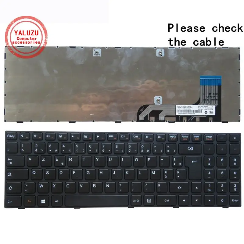 Новая Французская клавиатура для ноутбука LENOVO TIANYI/Ideapad 100-15 100-15IBY 300-15 B50-10 Series |