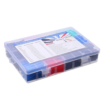 

750 Pieces Heat Shrink Tubing, Electric Insulation Heat Shrink Wrap Cable Sleeve, Cable Insulated Sleeving Tubes, Shrink Ratio 2