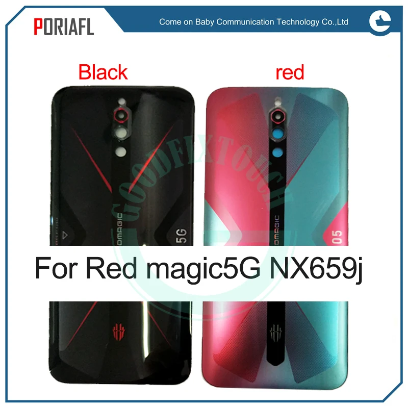 Задняя крышка батарейного отсека Запасные части для Red magic 5G NX659j|Корпусы и рамки