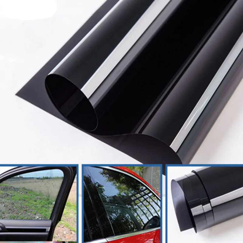 

For Volvo S80 2007 2013 Window Solar Film Protector PET Black Sun-Proof Heating Insulation Auto Decorative Sticker 50CM*3M Size