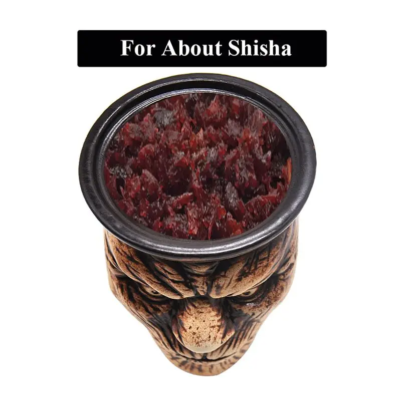 

Ceramic Portrait Water Tobacco Pot Hookah Nozzle Accessory Pipe Tool Hookah Bowl