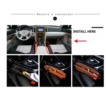 

Car Seat Slit Gap Pocket Storage Glove Box for BMW E46 E39 E90 E36 E60 E34 E30 F30 F10 E53 X1 X3 X5 X6 Z3 Z4 E38 E83 E52 E91 E92