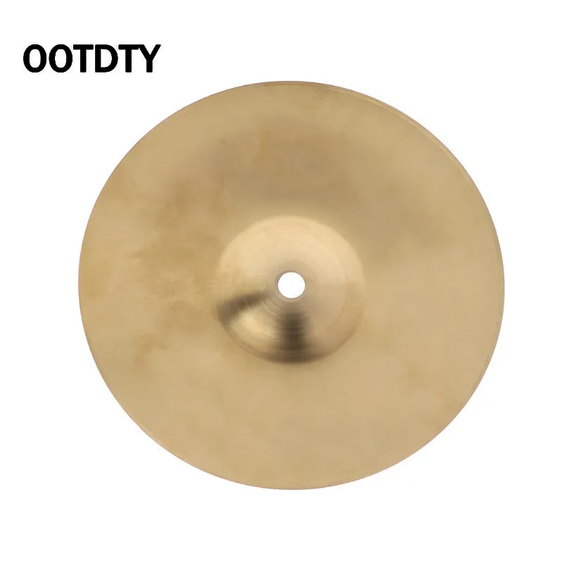 OOTDTY Начинающий медный сплав Crash Cymbal барабан Прочный латунный ударный инструмент 8 10