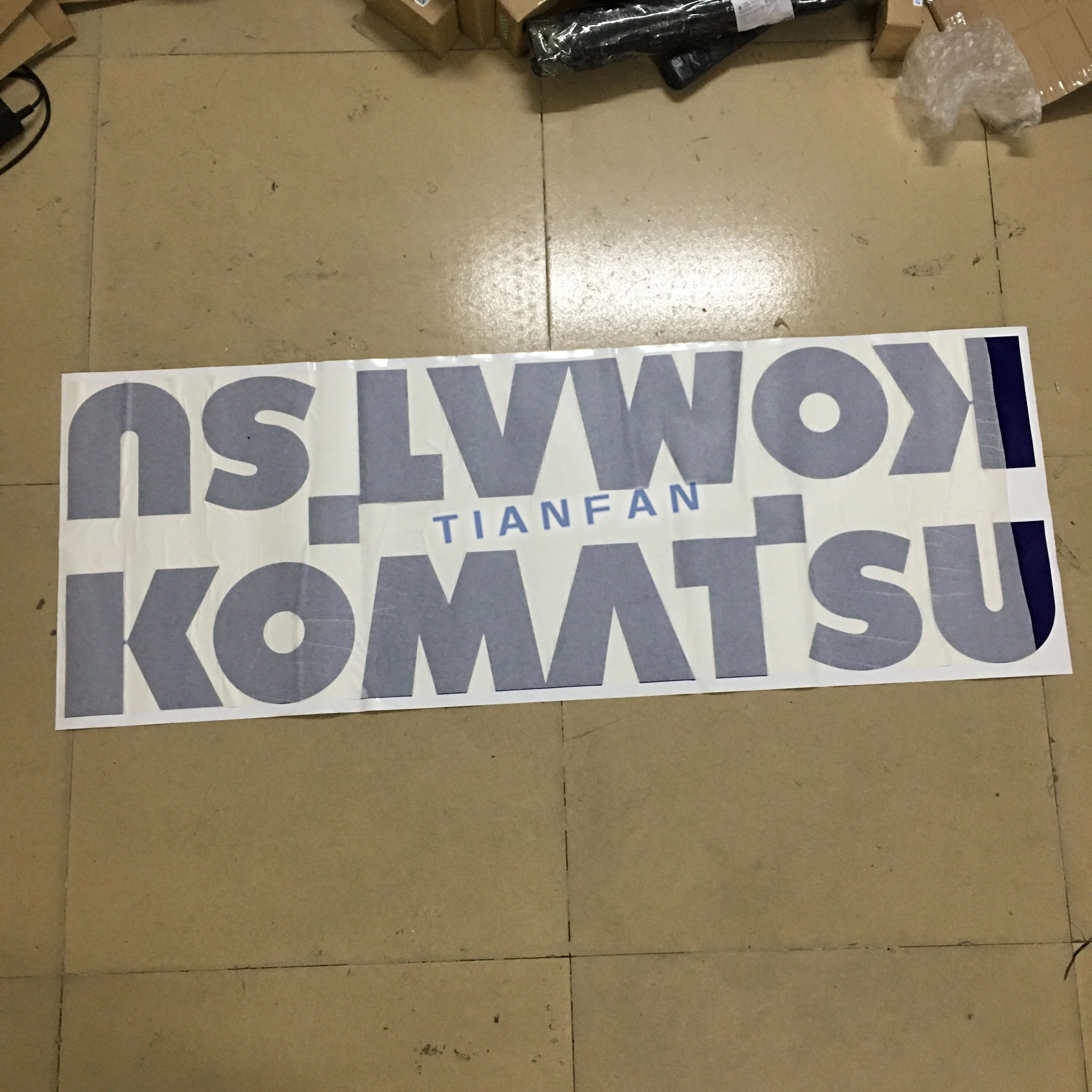 Set D'autocollants Décalques Pour Pelle Komatsu PC138US-10 - Neuf, Pour Modélisme Ou Décoration