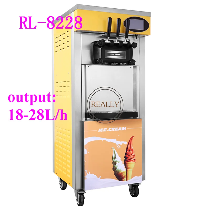 Коммерческий 18 28л/час RL 8228 машина для производства мягкого мороженого|machine|machine