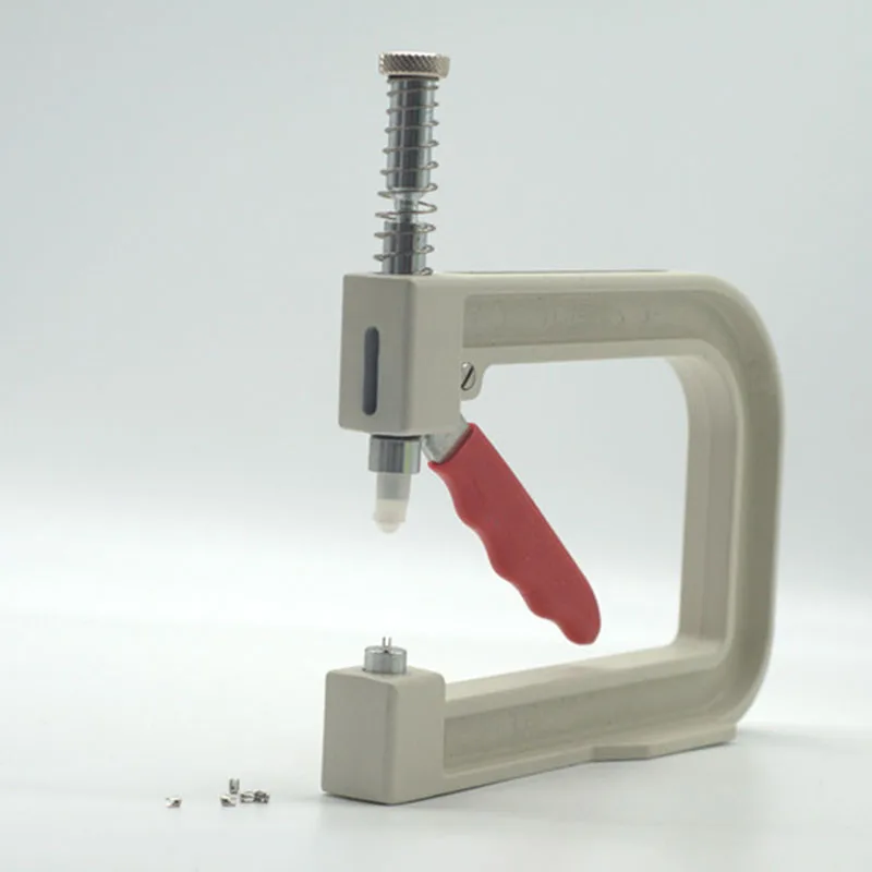 

Manual Beading Machine Rivet Plastic Pearl DIY Metal Footwear Leather Clothing Jewelry Molds Handmade Kit