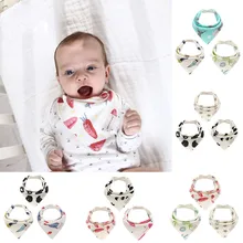 MUQGEW 3 шт. Детские нагрудники из хлопка бандана нагрудники милый детский нагрудник для младенцев набор Водонепроницаемый слюнявчик капель нагрудники JY8