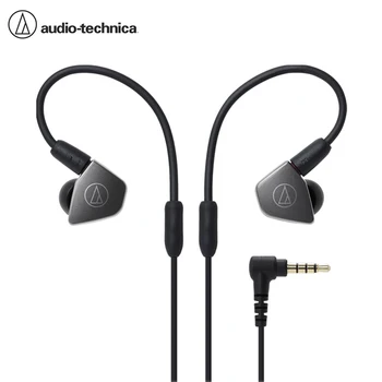 

Audio Technica ATH-LS70iS 3.5mm Wired Earphone Dual Dynamic Deep Bass Hifi Earbuds Sport Headset 1-button Remote Control Mic