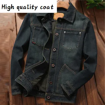 

Style Military Vintage Men's Denim Jacket and Coats Plus Size 4xl European Designer Mens Jean Coat Casual Outfit Streetwear A702