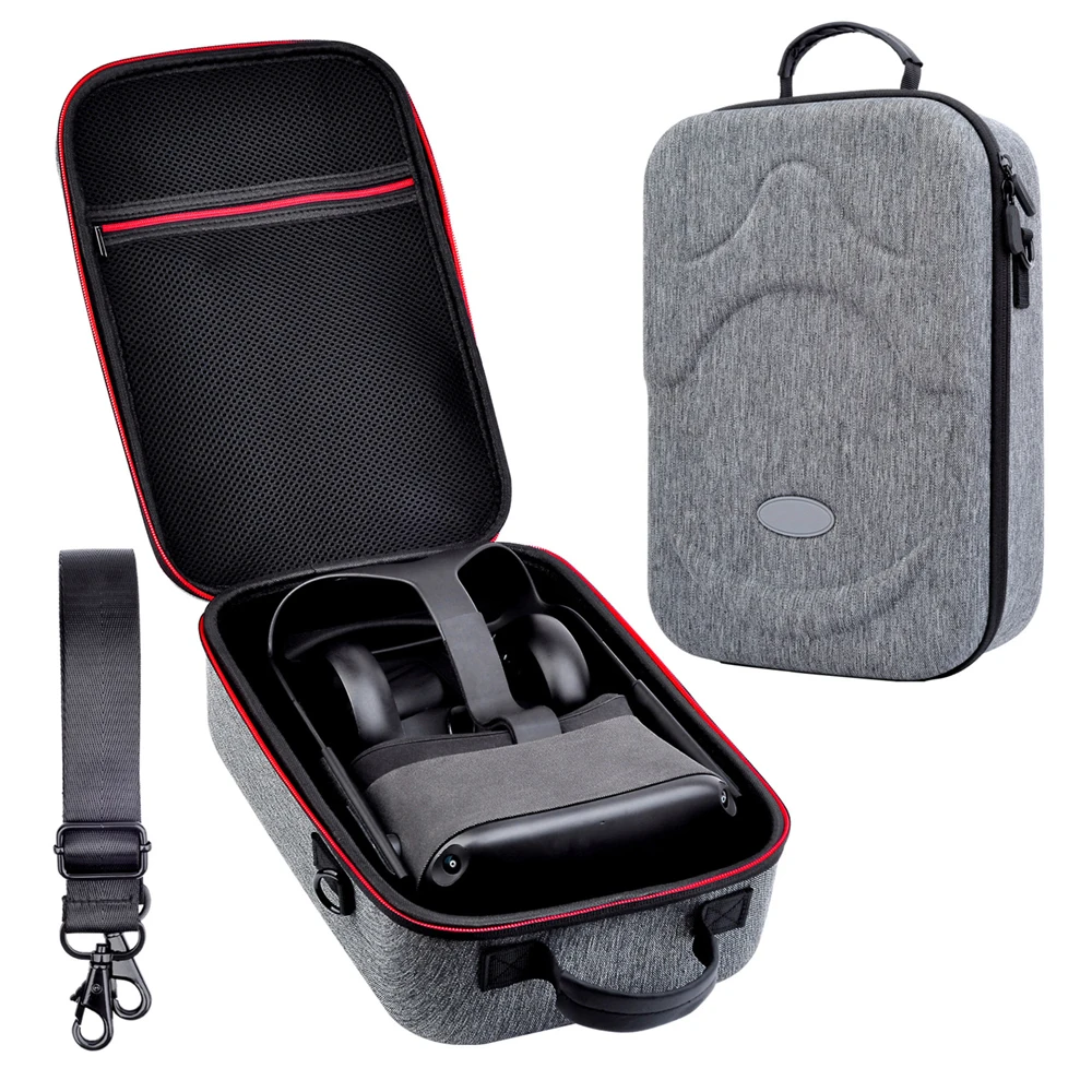 Bolsa de Armazenamento Impermeável para Oculus Fone de Ouvido Protetor com Fivela de Cinta Quest Case vr