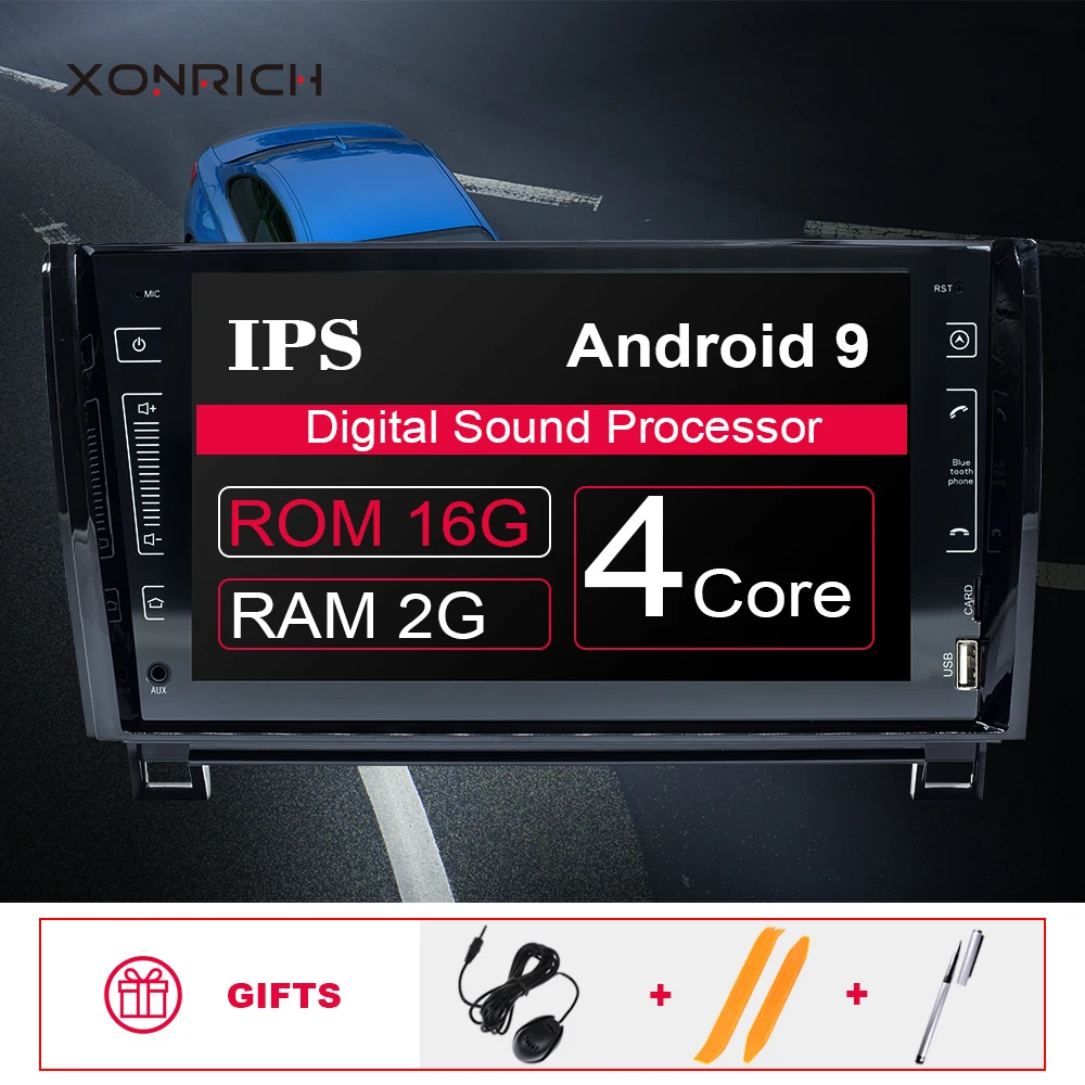 

2 Din Android 10 Car Radio Multimedia For Toyota Tundra Sequoia 2007 2008 2009 2010 2011 2012 2013 GPS Navi DVDhead unit Stereo