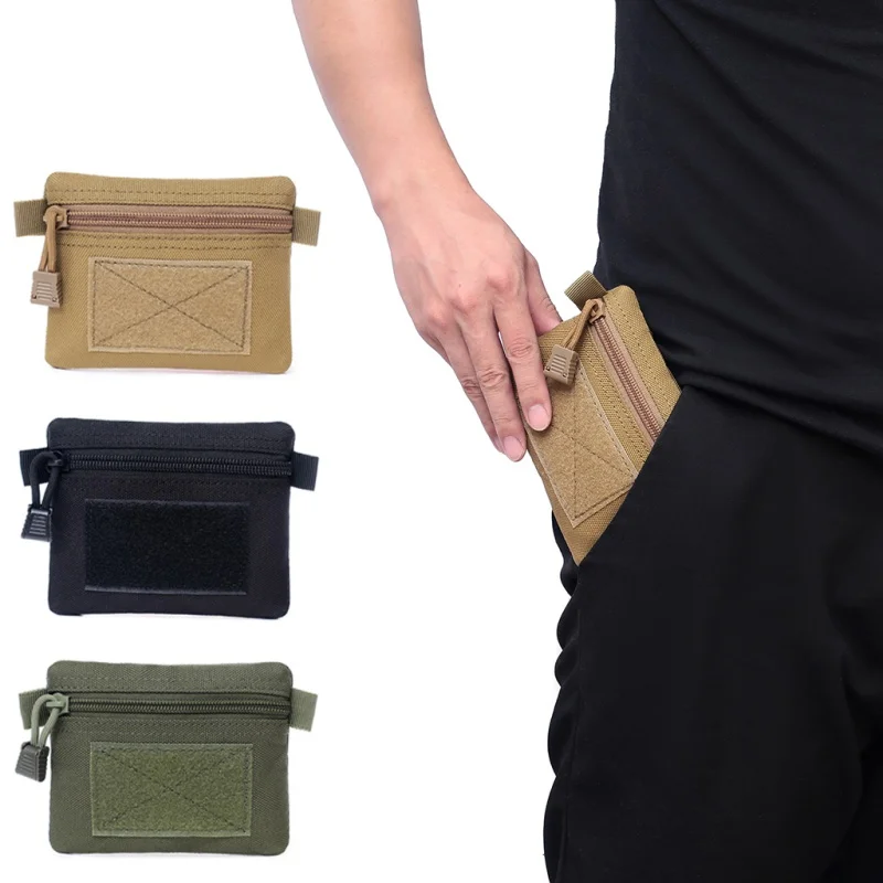 

1000D Tactical EDC Molle Pouch Bag Outdoor Waist Pack Hunting Backpack Accessory Bag Compact Water-resistant Bag